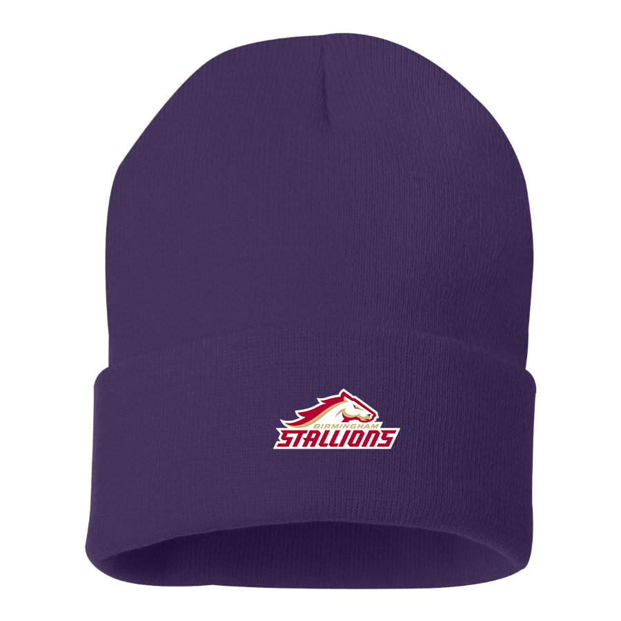 Birmingham Stallions Logo Beanie Hat
