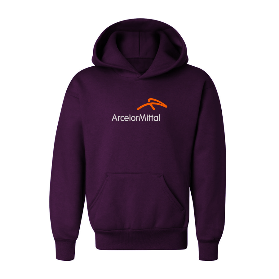 Youth Arcelormittal Logo Pullover Hoodie