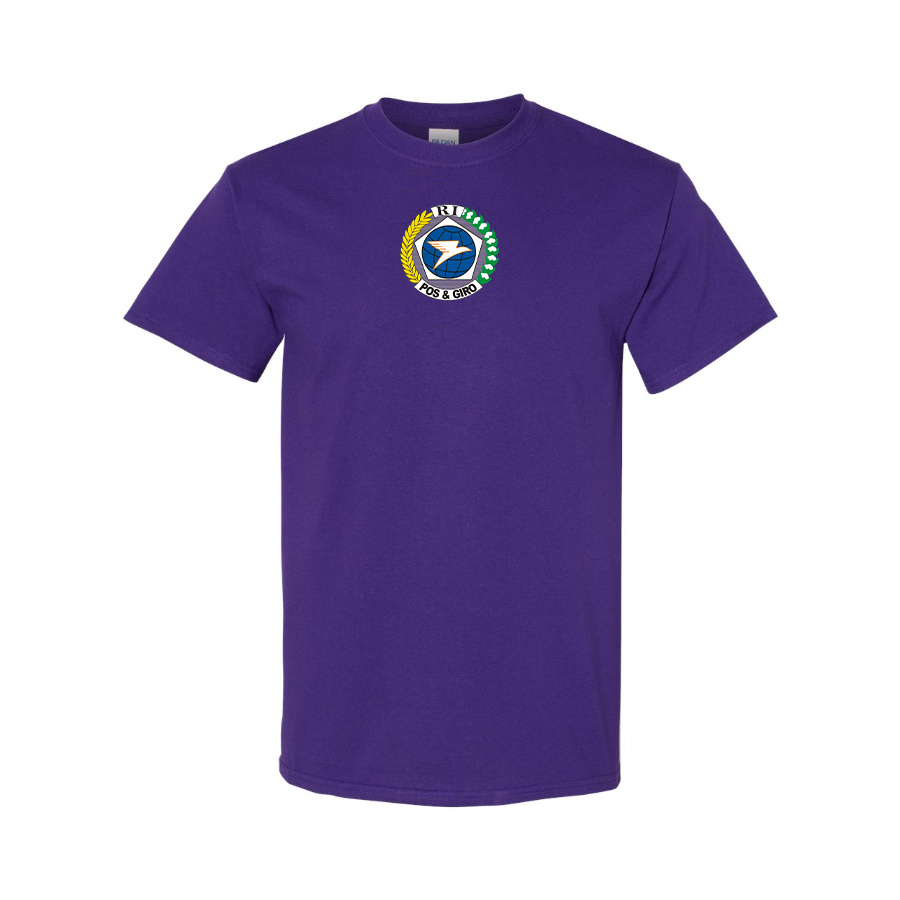 Men's Pos & Giro Logo Cotton T-Shirt