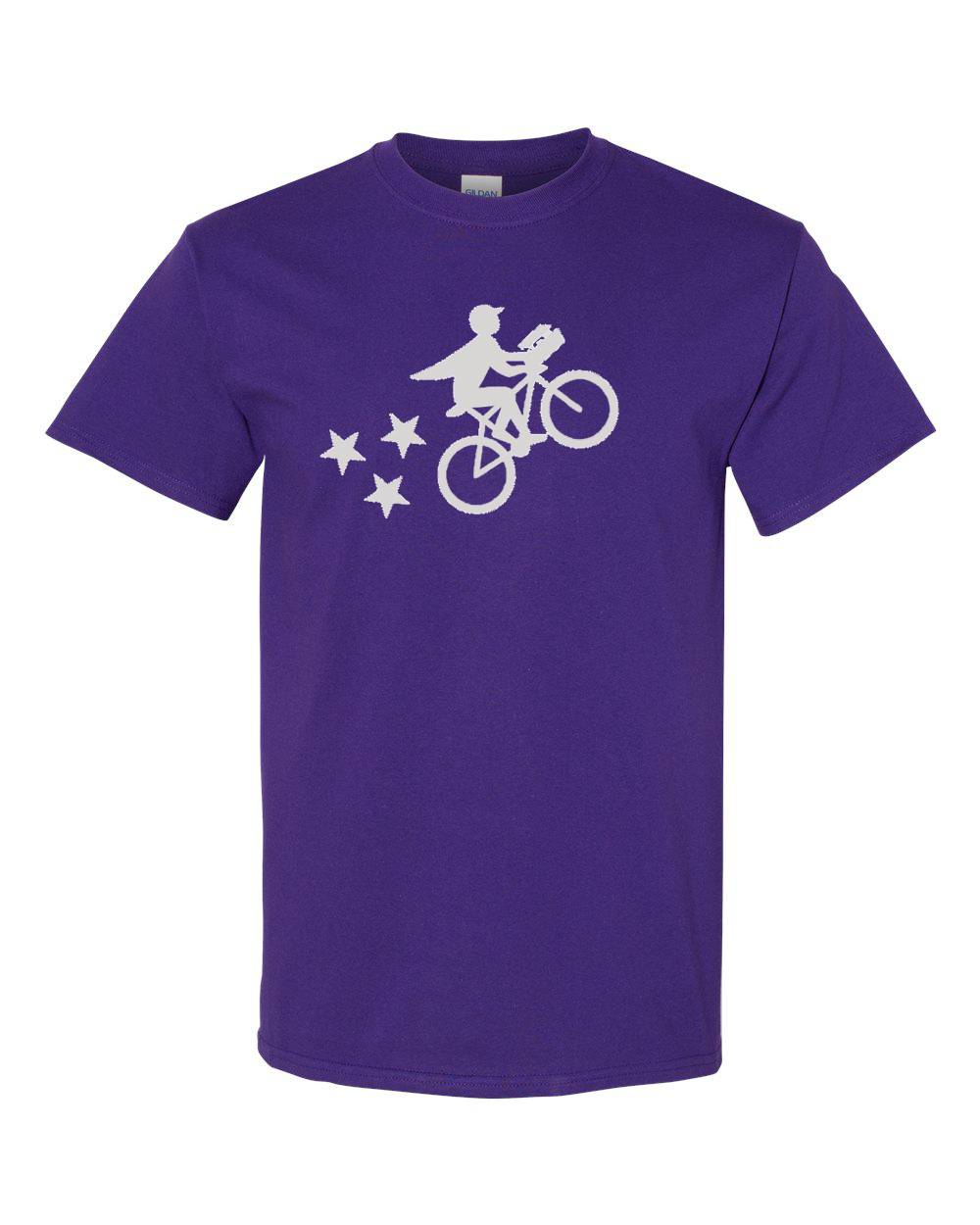 Men's Postmates Bike Gildan Heavy Cotton T-Shirt