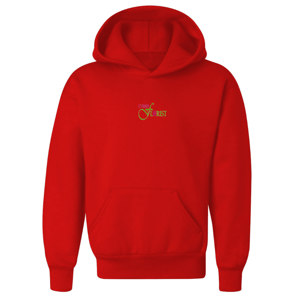 Youth Cyber Florist Logo Pullover Hoodie