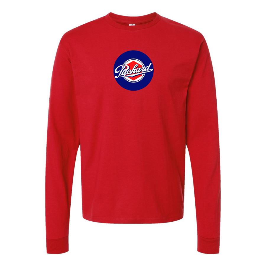 Men's Packard Logo Cotton Long Sleeve T-Shirt