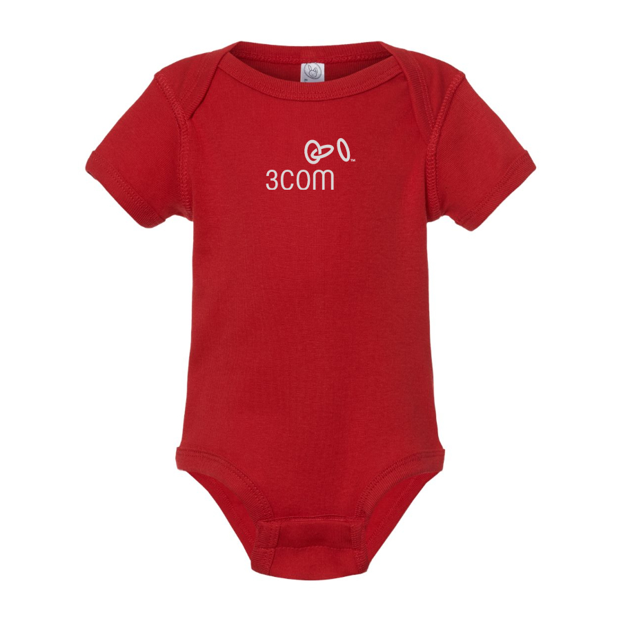 3Com Logo Baby Onesie Romper