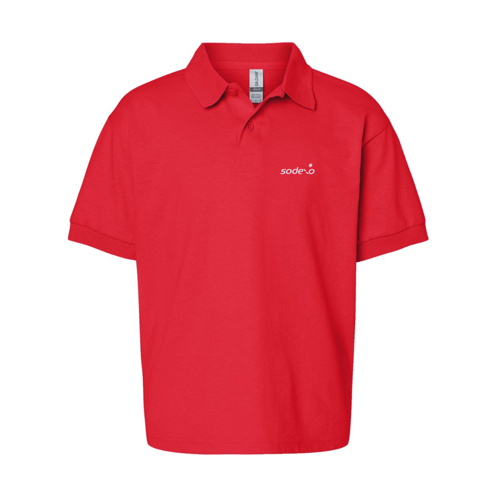 Youth Sodexo Gildan Dry Blend Jersey Polo