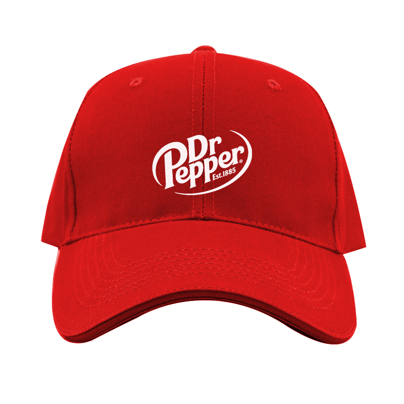 Dr Pepper Logo Dad Baseball Cap Hat