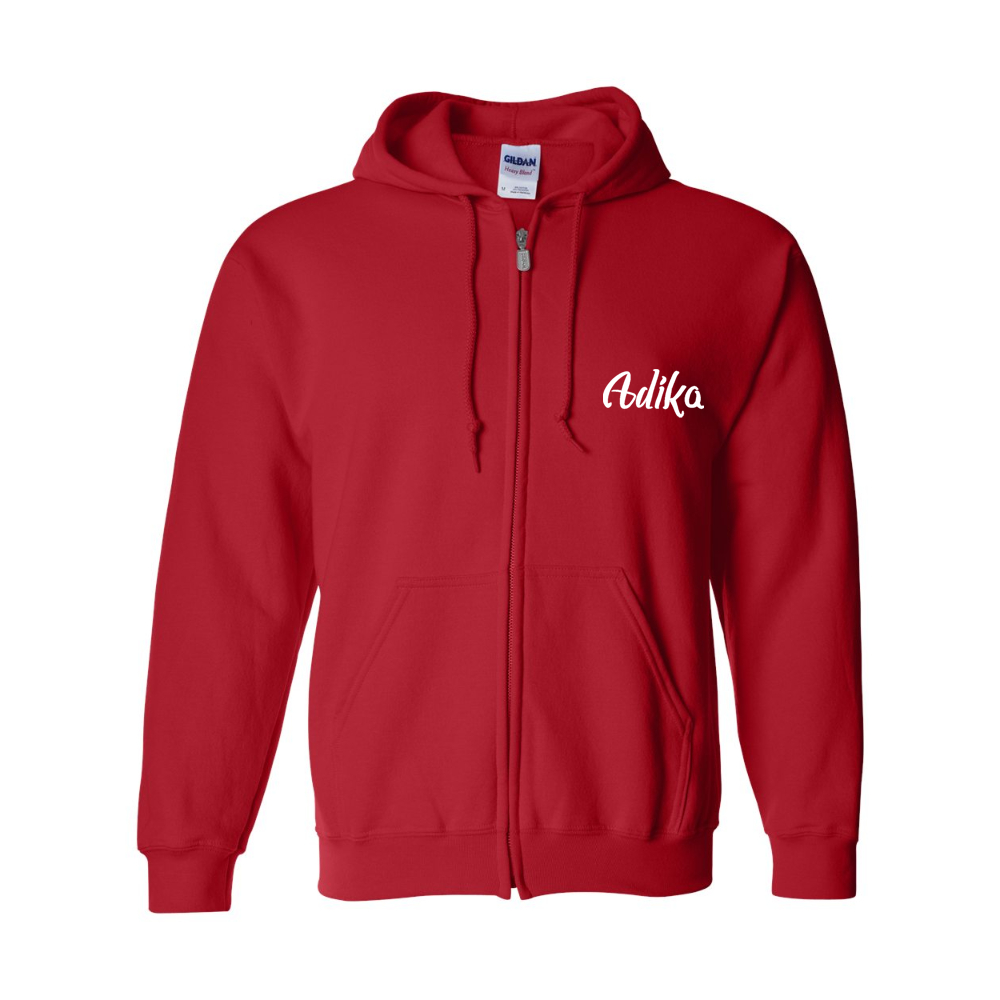 Men's Adika Gildan Heavy Blend Full Zip Hooded Sweatshirt