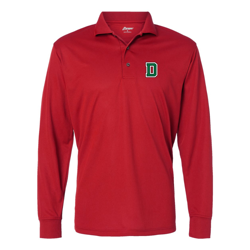 Men's Dartmouth Big Green Paragon Prescott Long Sleeve Polo