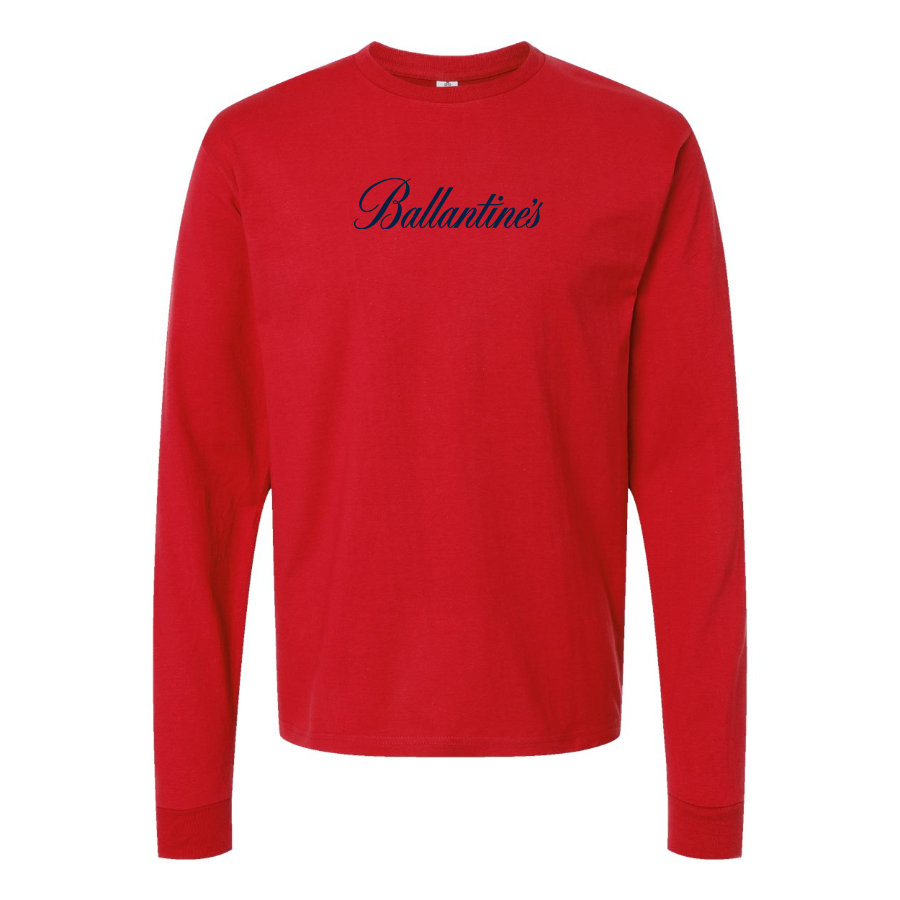 Men's Ballantines Logo Cotton Long Sleeve T-Shirt