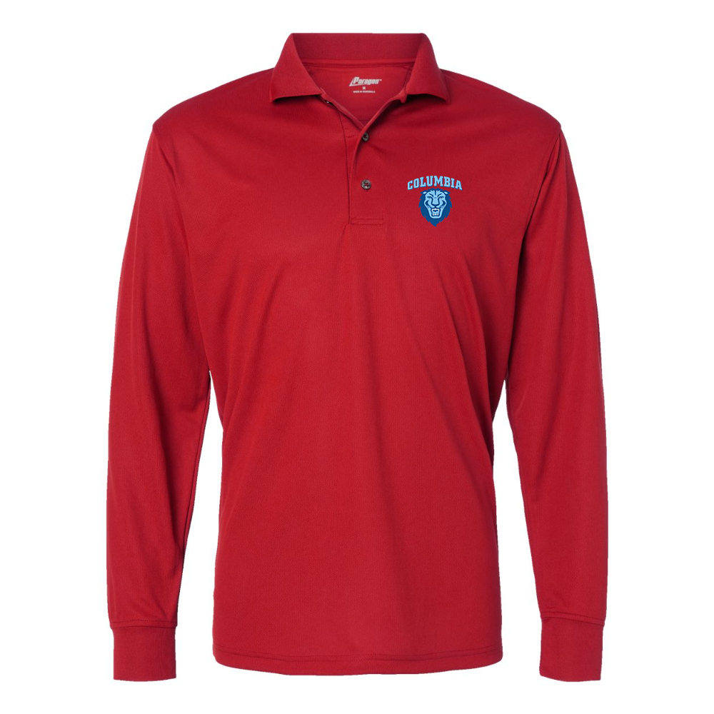 Men's Columbia Lions Paragon Prescott Long Sleeve Polo