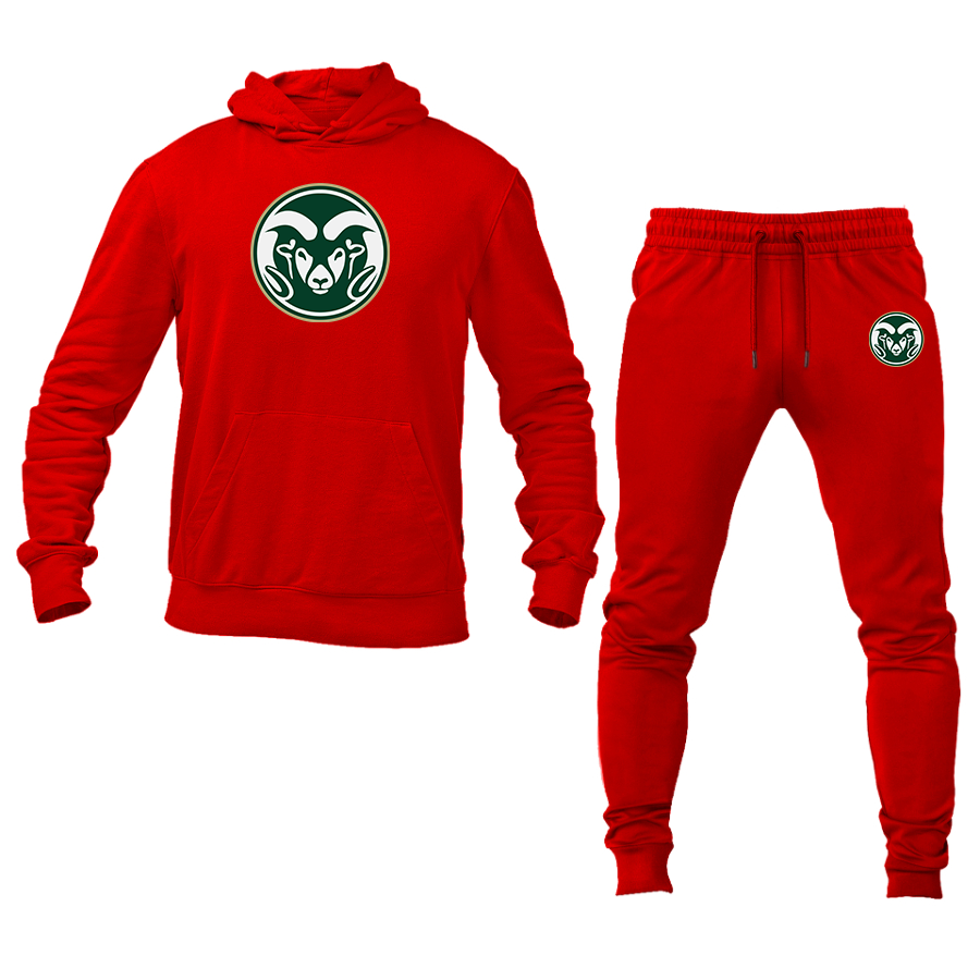 Men's Colorado State Rams Hoodie Joggers Set
