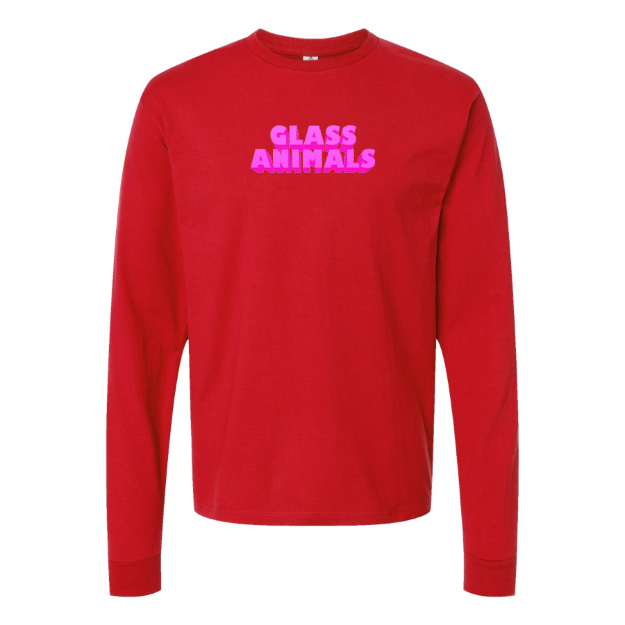 Men's Glass Animals Logo Cotton Long Sleeve T-Shirt