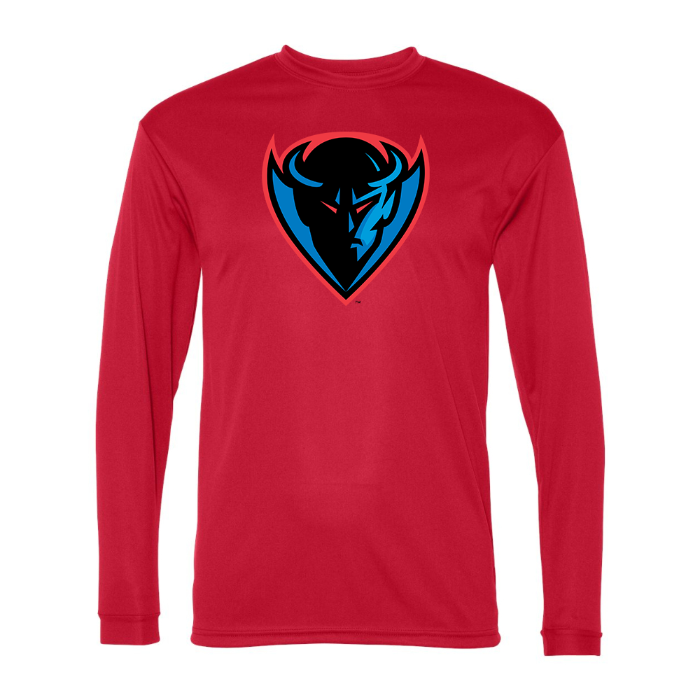 Men's DePaul Blue Demons Performance Long Sleeve T-Shirt