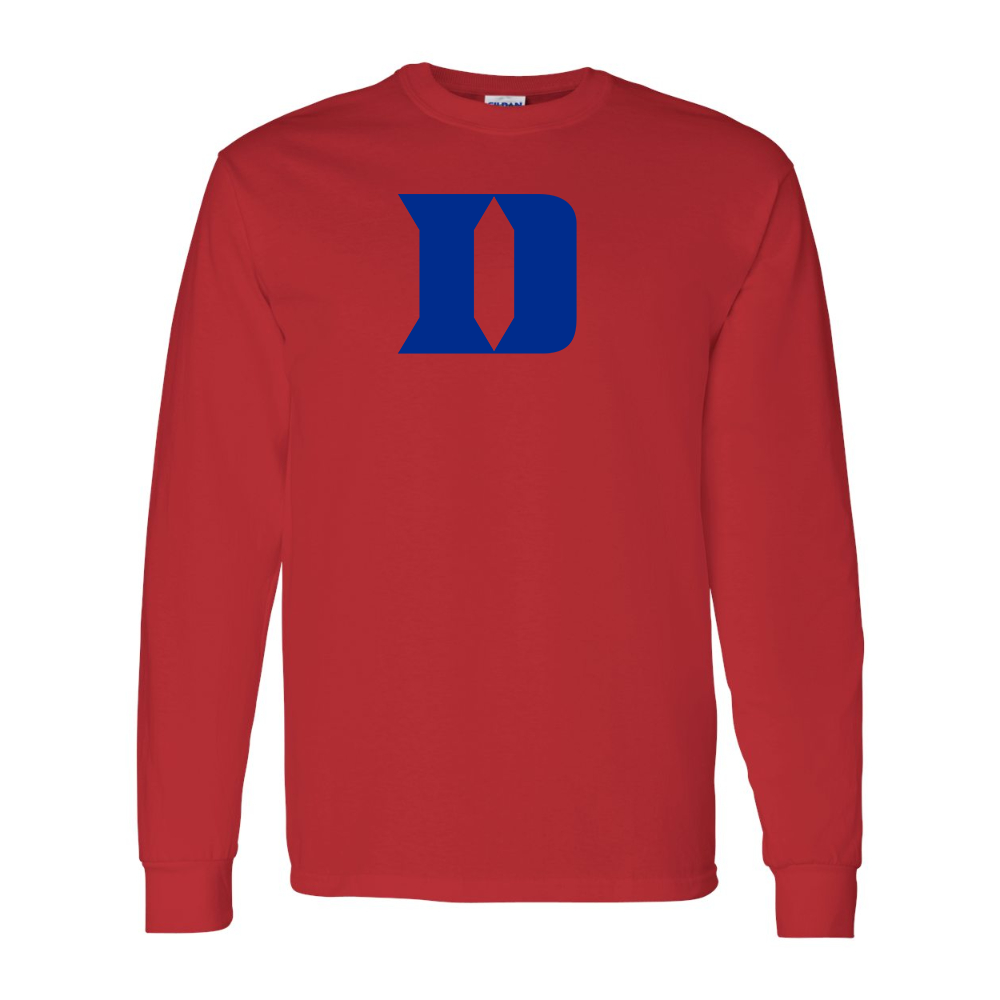 Men's Duke Blue Devils Gildan Heavy Cotton Long Sleeve T-Shirt