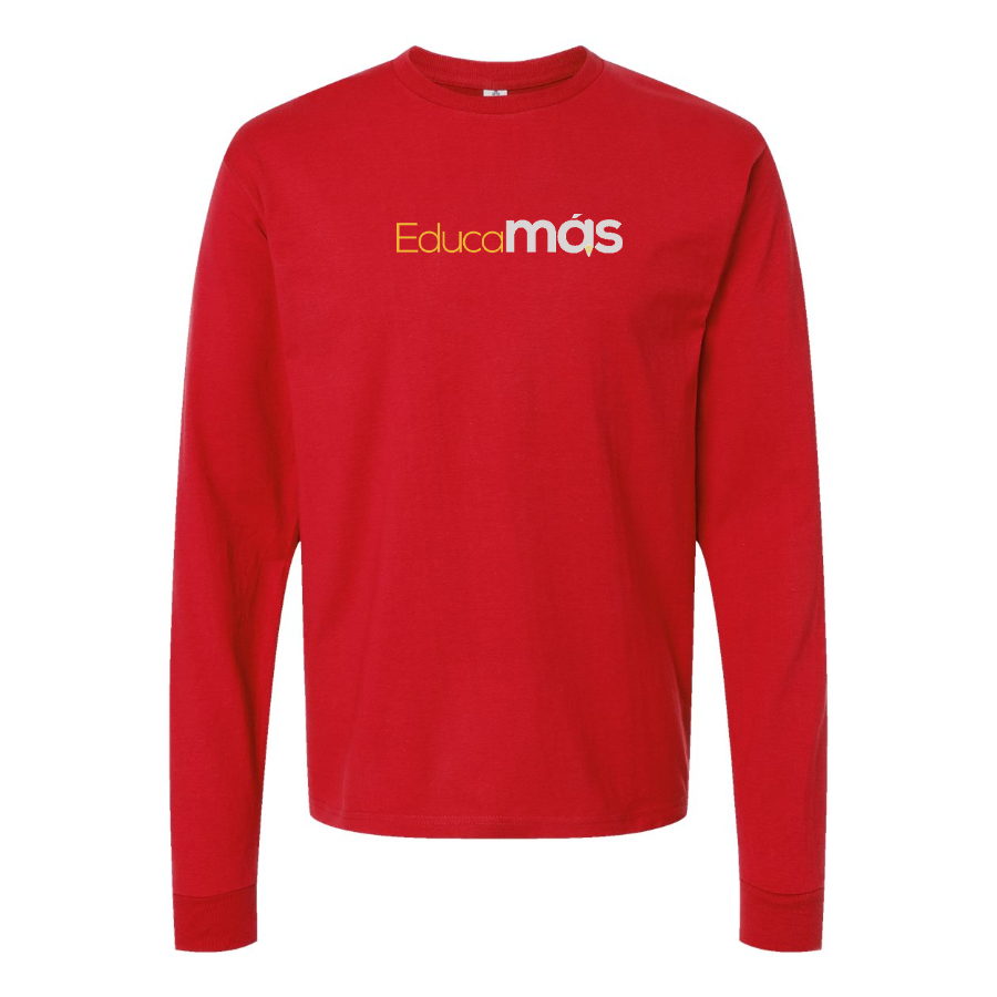 Men's EducaMAS Logo Cotton Long Sleeve T-Shirt