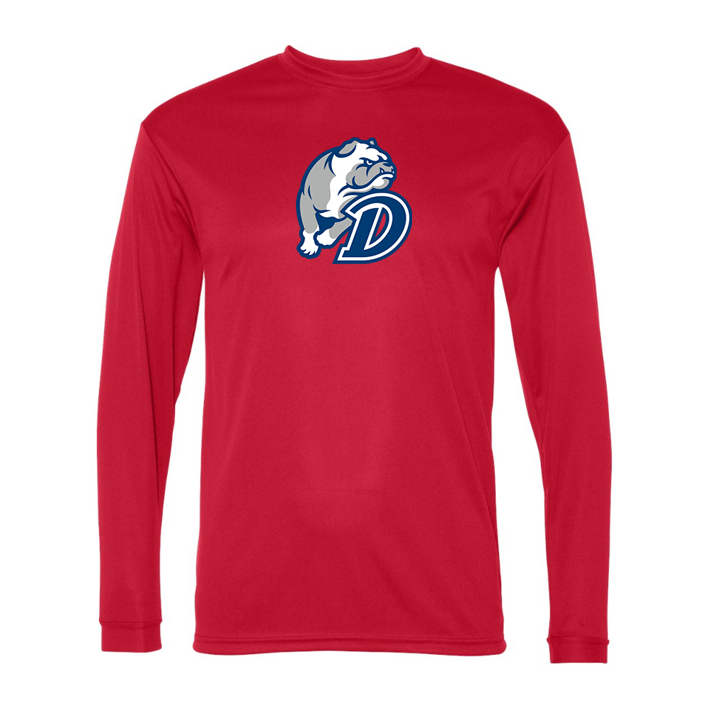 Men's Drake Bulldogs Performance Long Sleeve T-Shirt