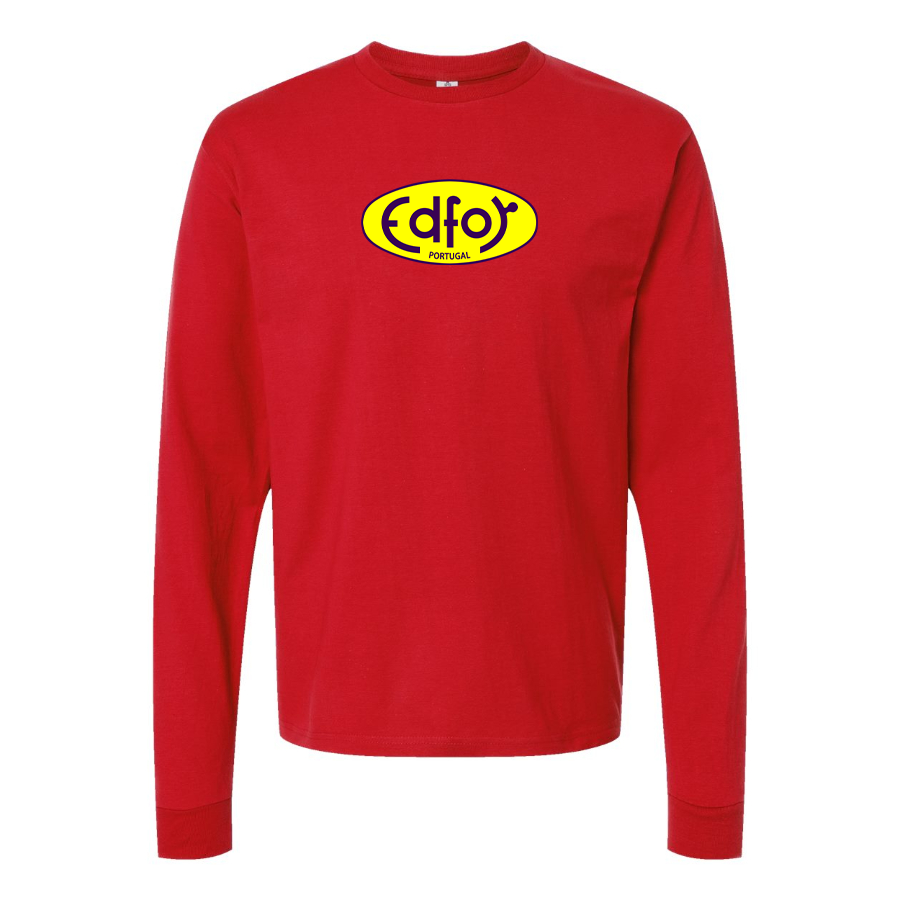 Men's Edfor Grand Sport Logo Cotton Long Sleeve T-Shirt