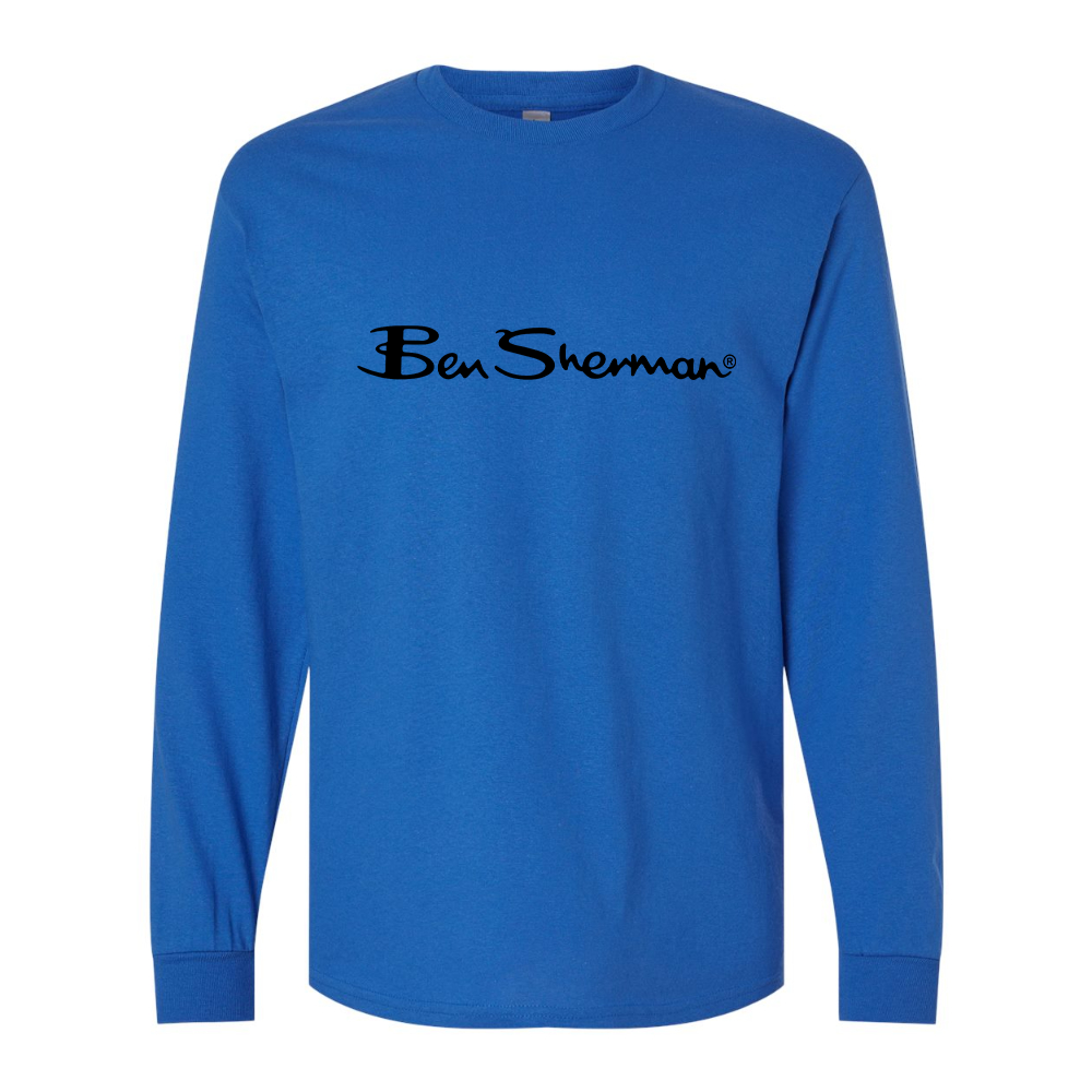 Men's Ben Sherman Gildan Heavy Cotton Long Sleeve T-Shirt