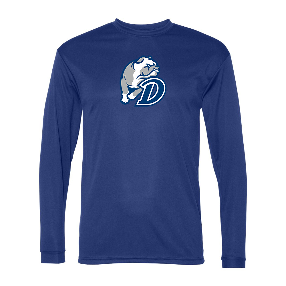 Men's Drake Bulldogs Performance Long Sleeve T-Shirt
