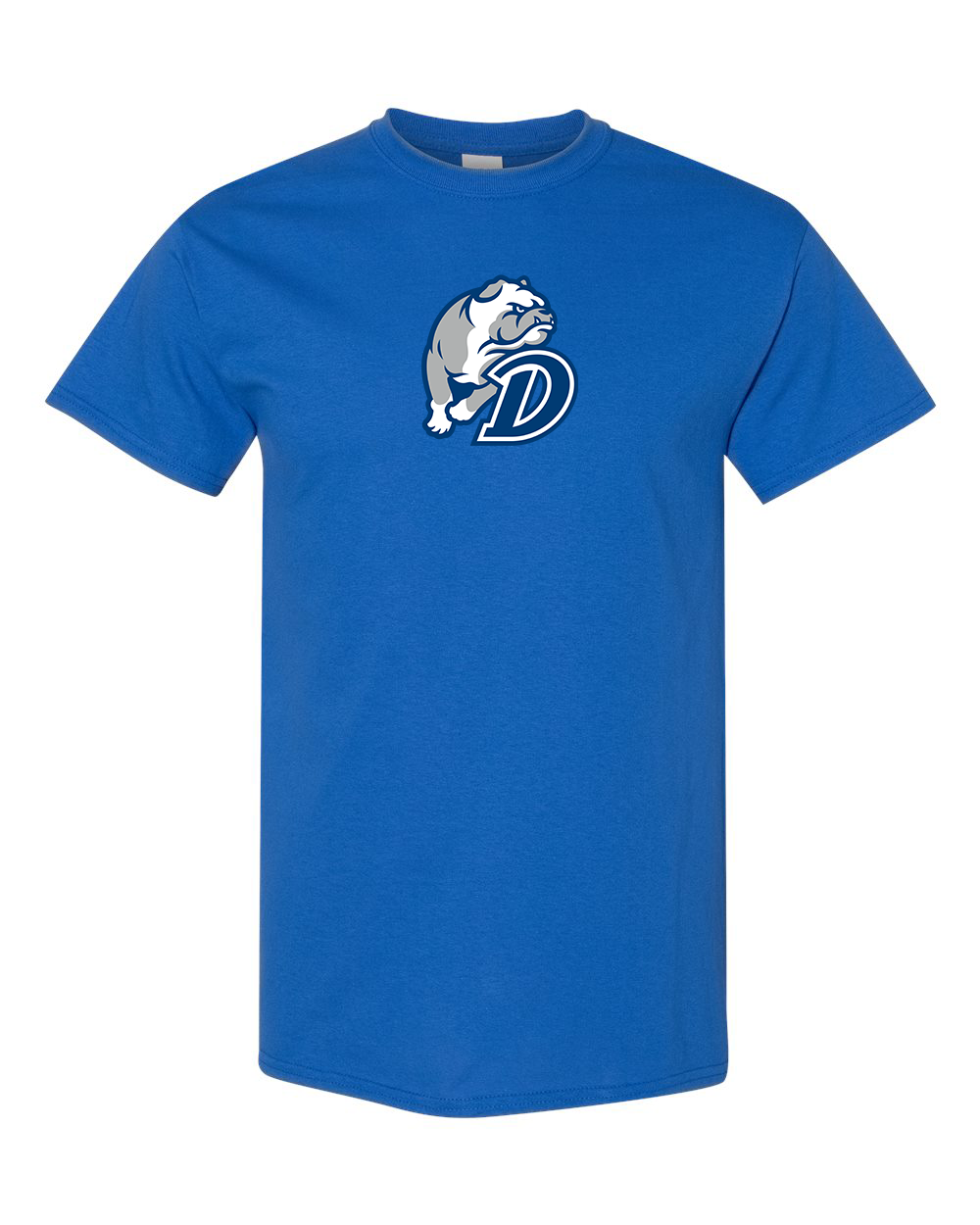 Men's Drake Bulldogs Gildan Heavy Cotton T-Shirt