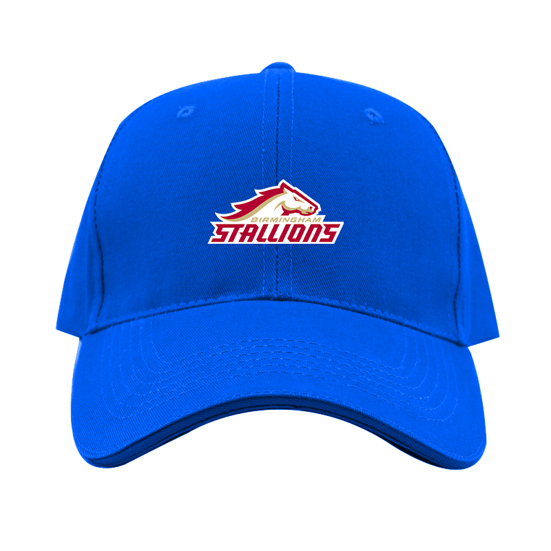 Birmingham Stallions Logo Dad Baseball Cap Hat