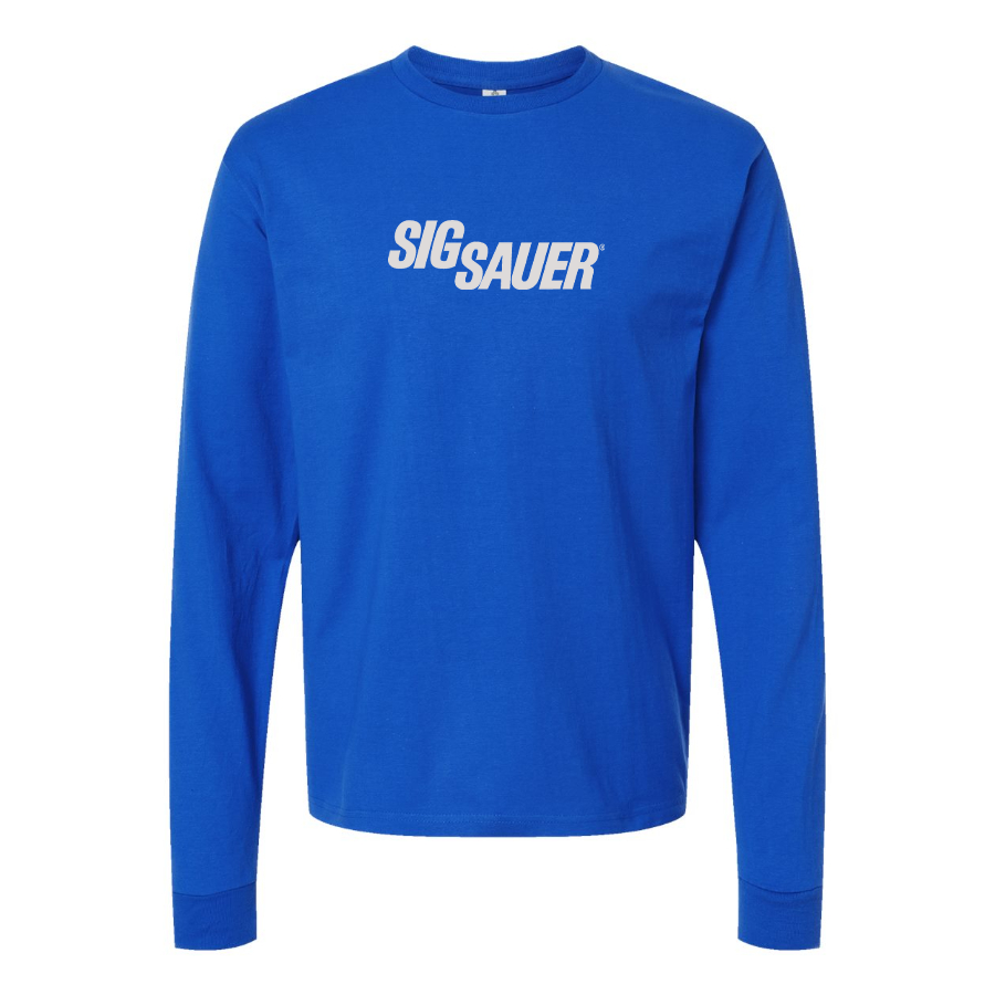 Men's Sig Sauer Logo Cotton Long Sleeve T-Shirt