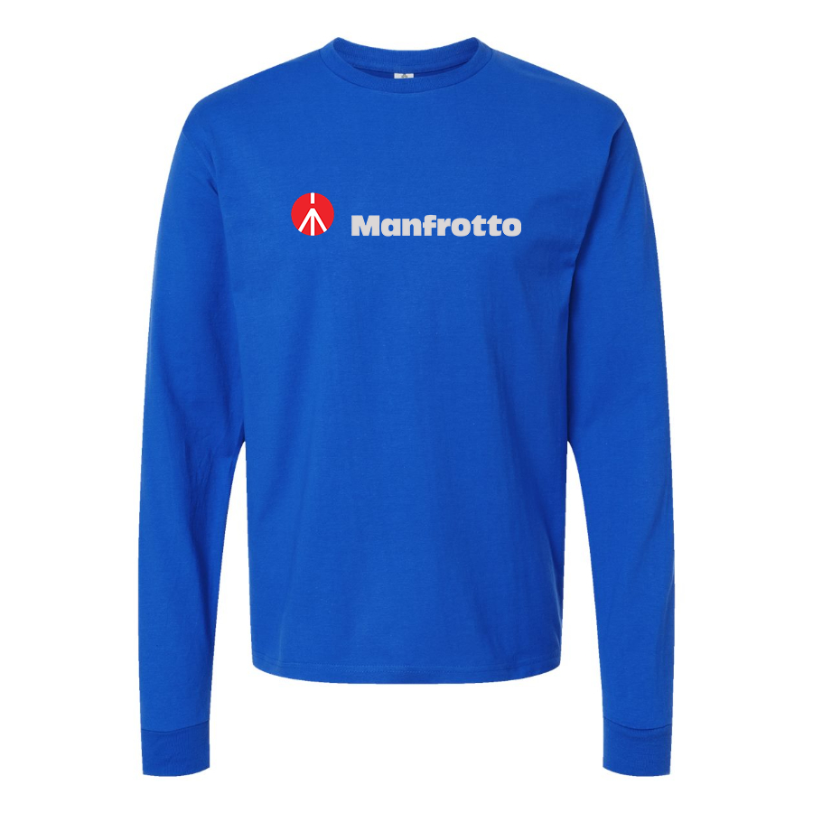 Men's Manfrotto Logo Cotton Long Sleeve T-Shirt