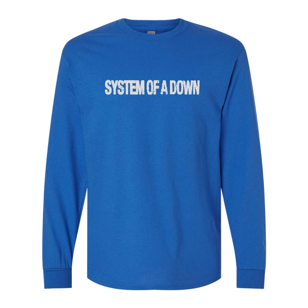 Men's System Of A Down Gildan Heavy Cotton Long Sleeve T-Shirt