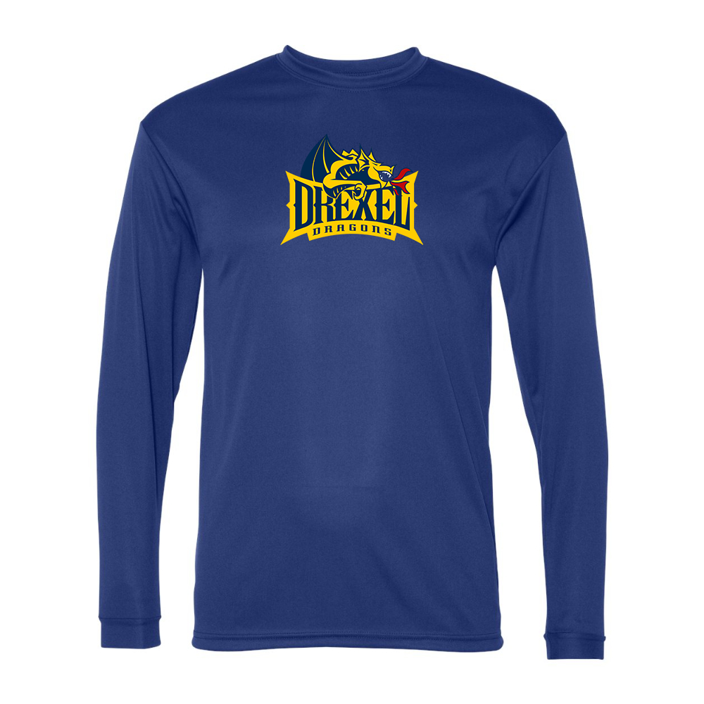 Men's Drexel Dragons Performance Long Sleeve T-Shirt
