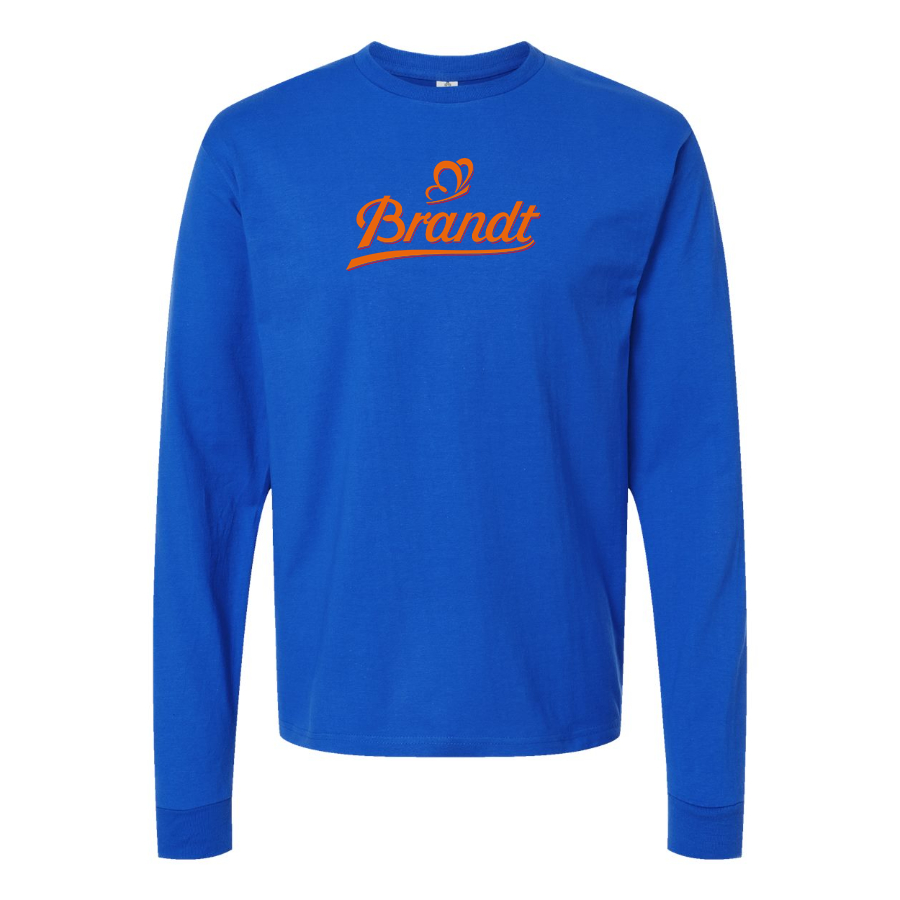 Men's Brandt Zwieback Logo Cotton Long Sleeve T-Shirt