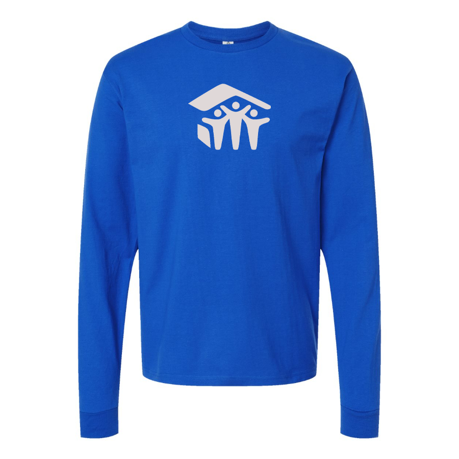 Men's Habitat for Humanity Logo Cotton Long Sleeve T-Shirt