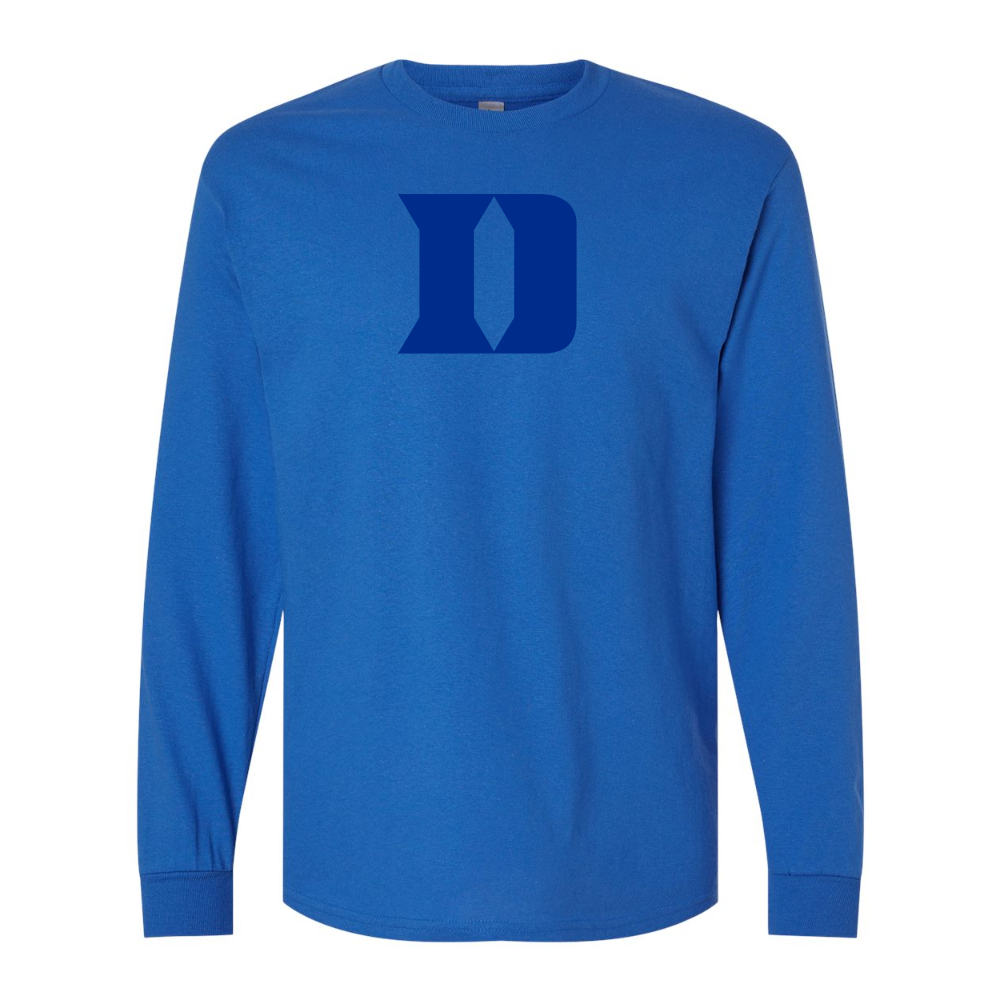 Men's Duke Blue Devils Gildan Heavy Cotton Long Sleeve T-Shirt