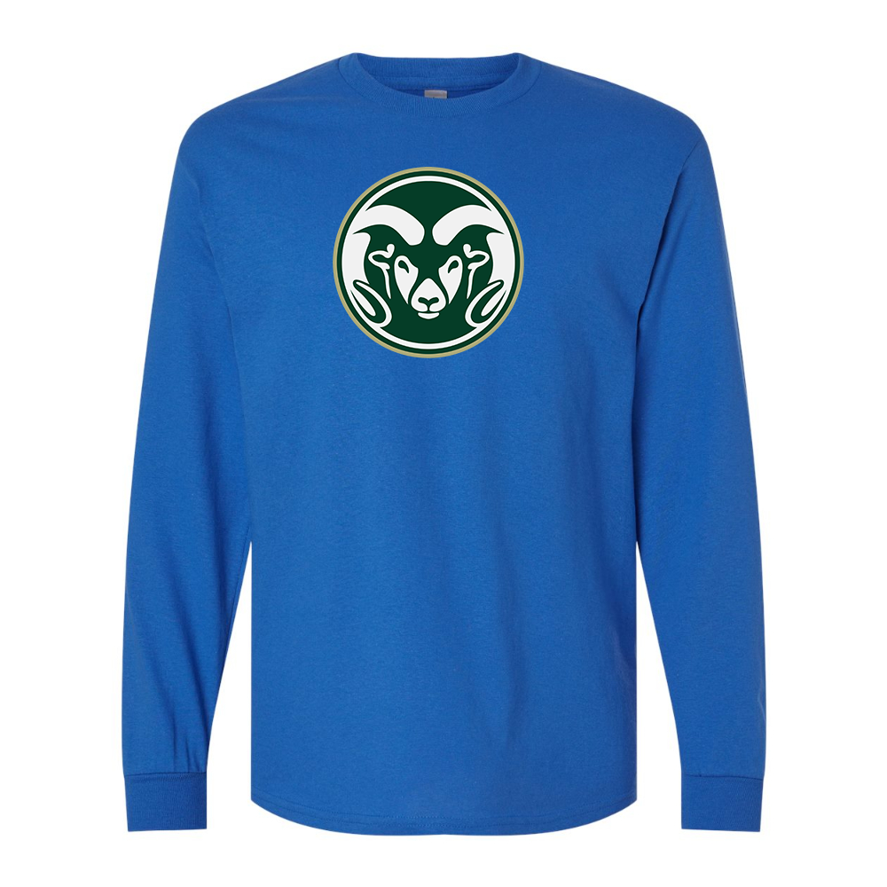 Men's Colorado State Rams Gildan Heavy Cotton Long Sleeve T-Shirt