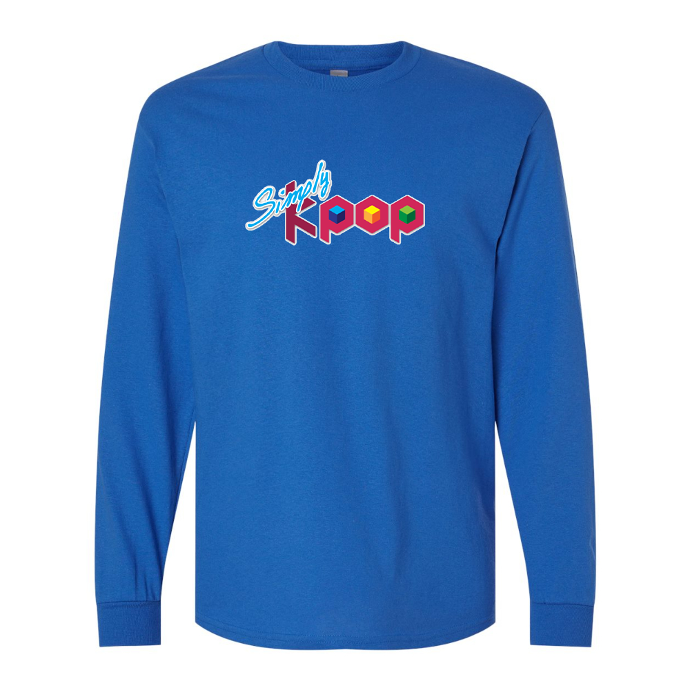 Men's Simply Kpop Gildan Heavy Cotton Long Sleeve T-Shirt