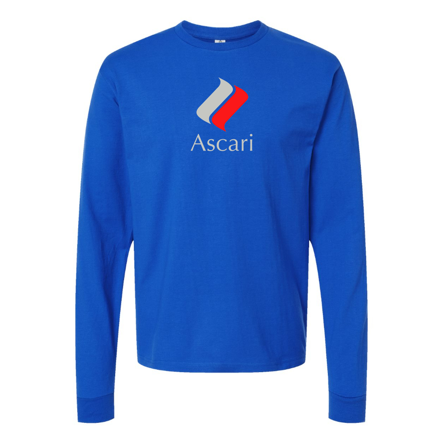 Men's Ascari Logo Cotton Long Sleeve T-Shirt