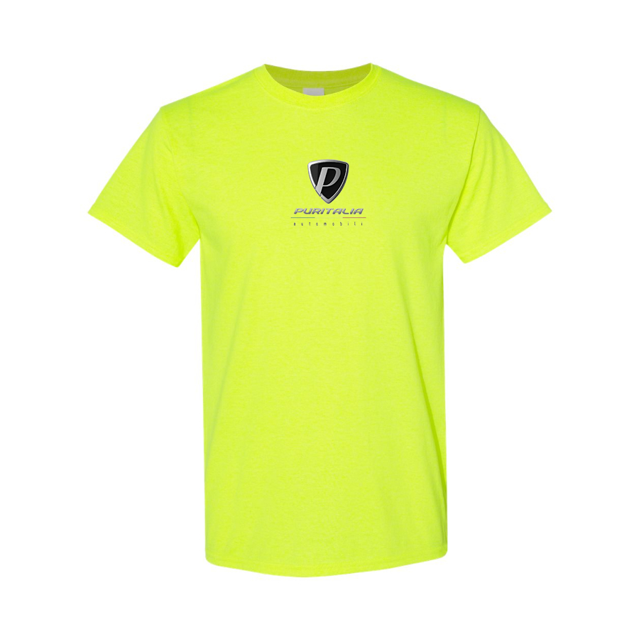 Men's Puritalia Automobili Logo Cotton T-Shirt
