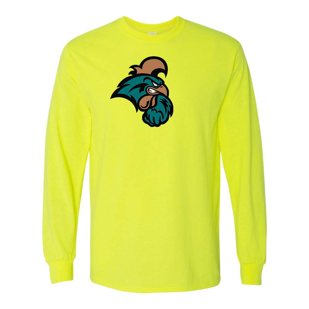 Men's Coastal Carolina Chanticleers Gildan Heavy Cotton Long Sleeve T-Shirt