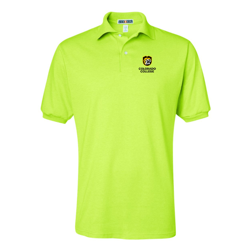 Men's Colorado College Tigers JERZEES SpotShield polo