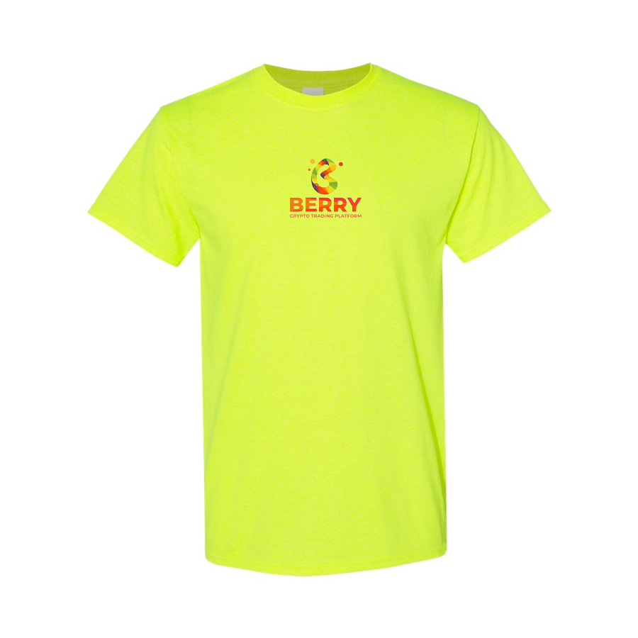 Men's Berry Logo Cotton T-Shirt