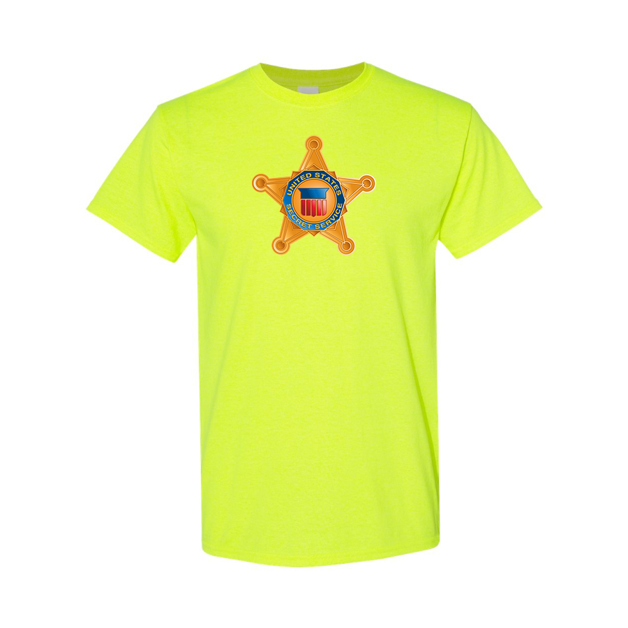 Men's Secret Service Star Logo Cotton T-Shirt