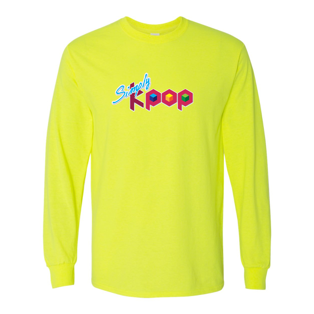 Men's Simply Kpop Gildan Heavy Cotton Long Sleeve T-Shirt