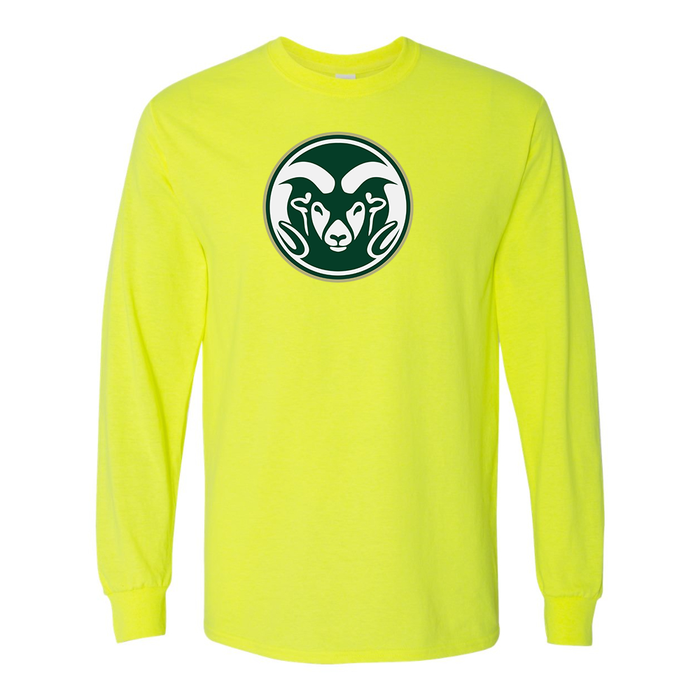 Men's Colorado State Rams Gildan Heavy Cotton Long Sleeve T-Shirt