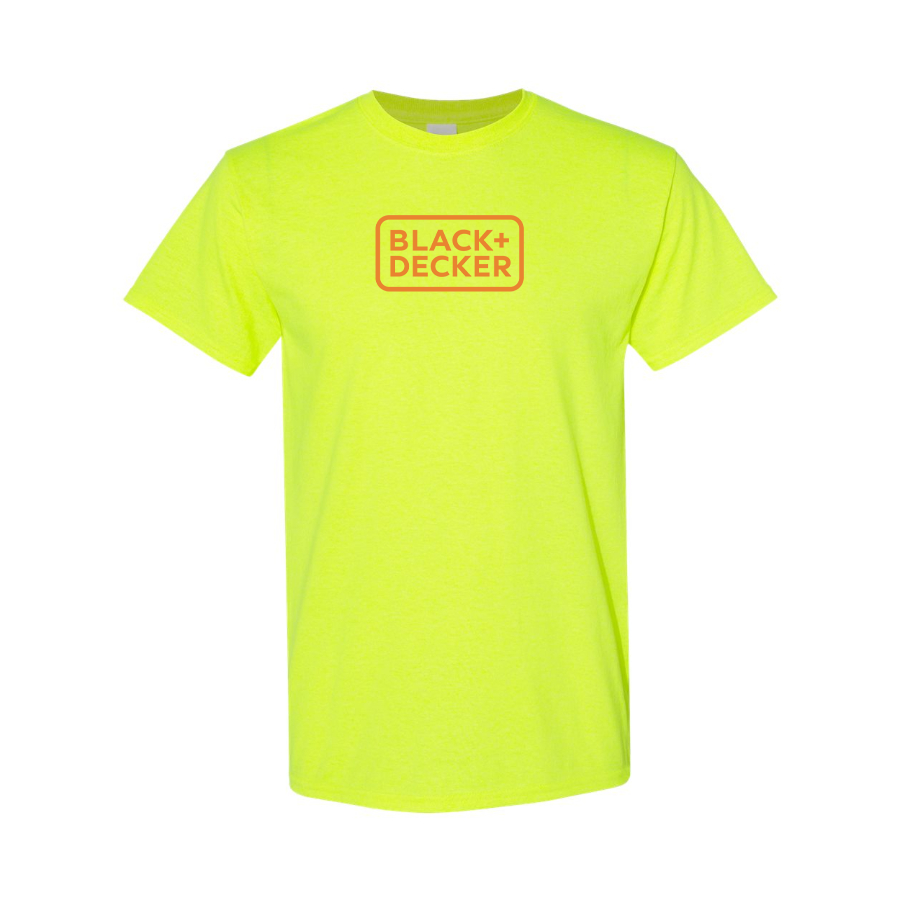 Men's Black Decker Logo Cotton T-Shirt