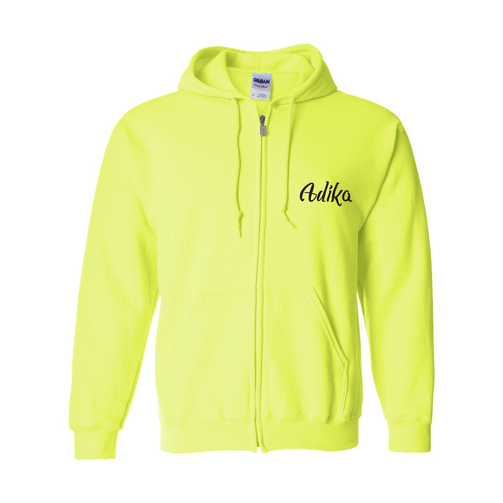 Men's Adika Gildan Heavy Blend Full Zip Hooded Sweatshirt