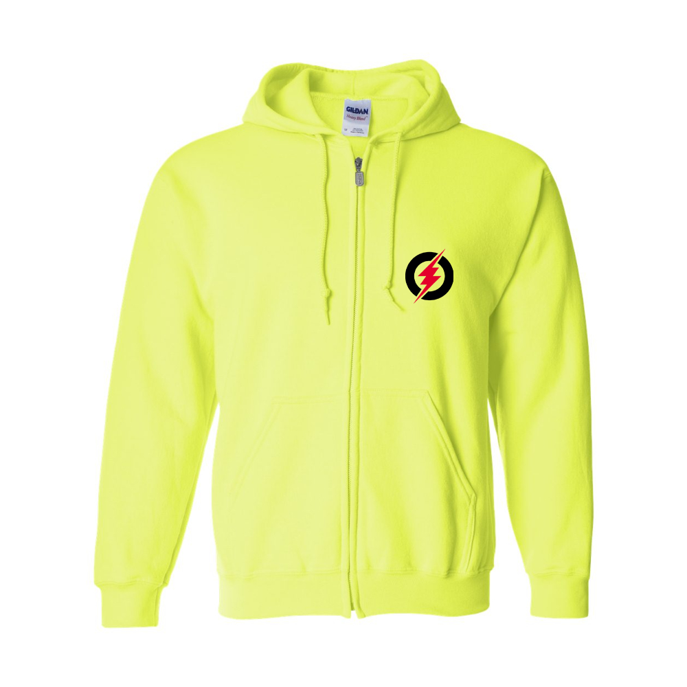 Men's Rayovac Lightning Gildan Heavy Blend Full Zip Hooded Sweatshirt