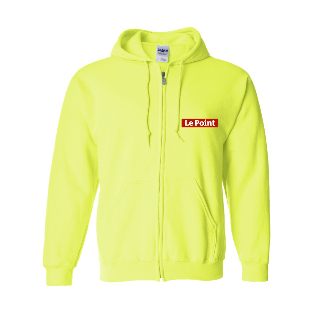 Men's Le Point Gildan Heavy Blend Full Zip Hooded Sweatshirt