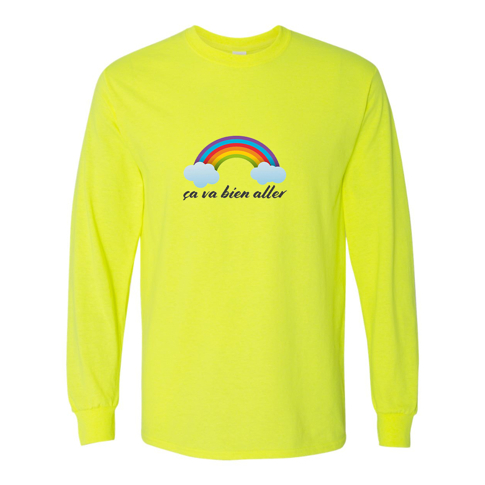 Men's Ça va bien aller Gildan Heavy Cotton Long Sleeve T-Shirt