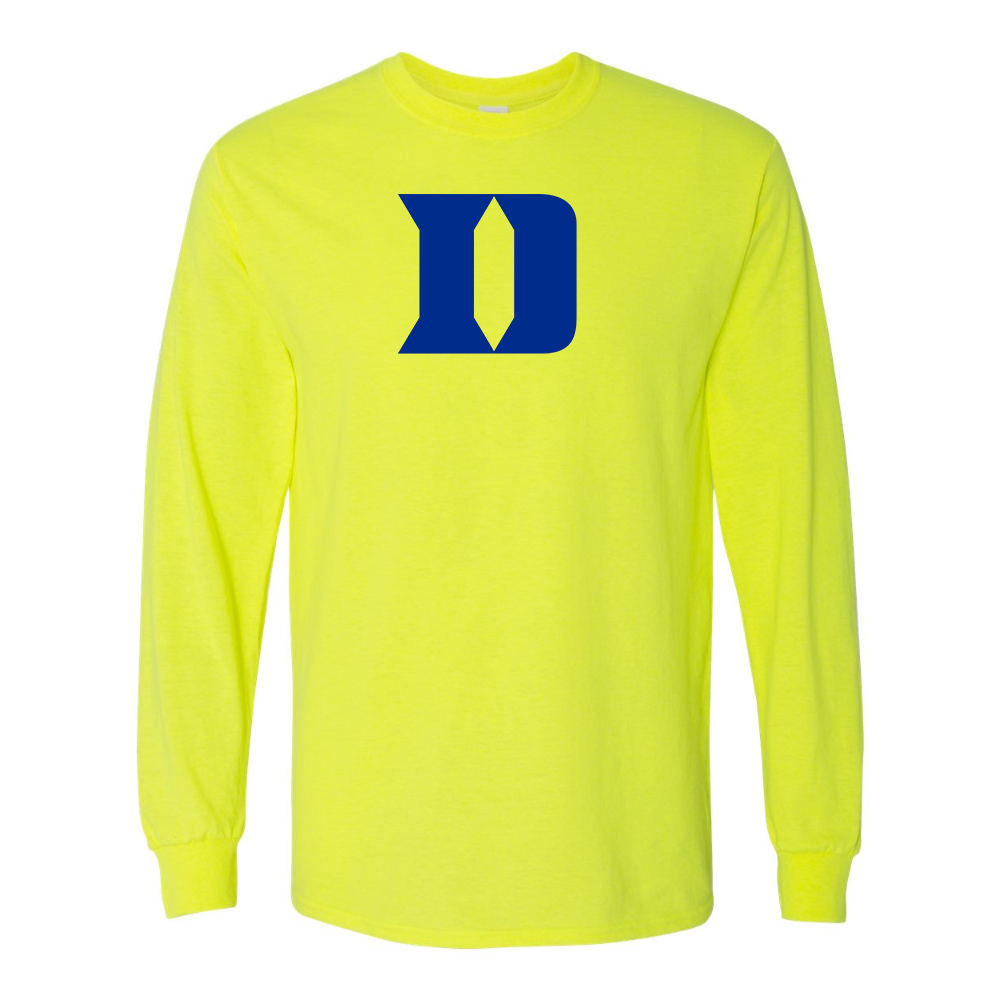 Men's Duke Blue Devils Gildan Heavy Cotton Long Sleeve T-Shirt