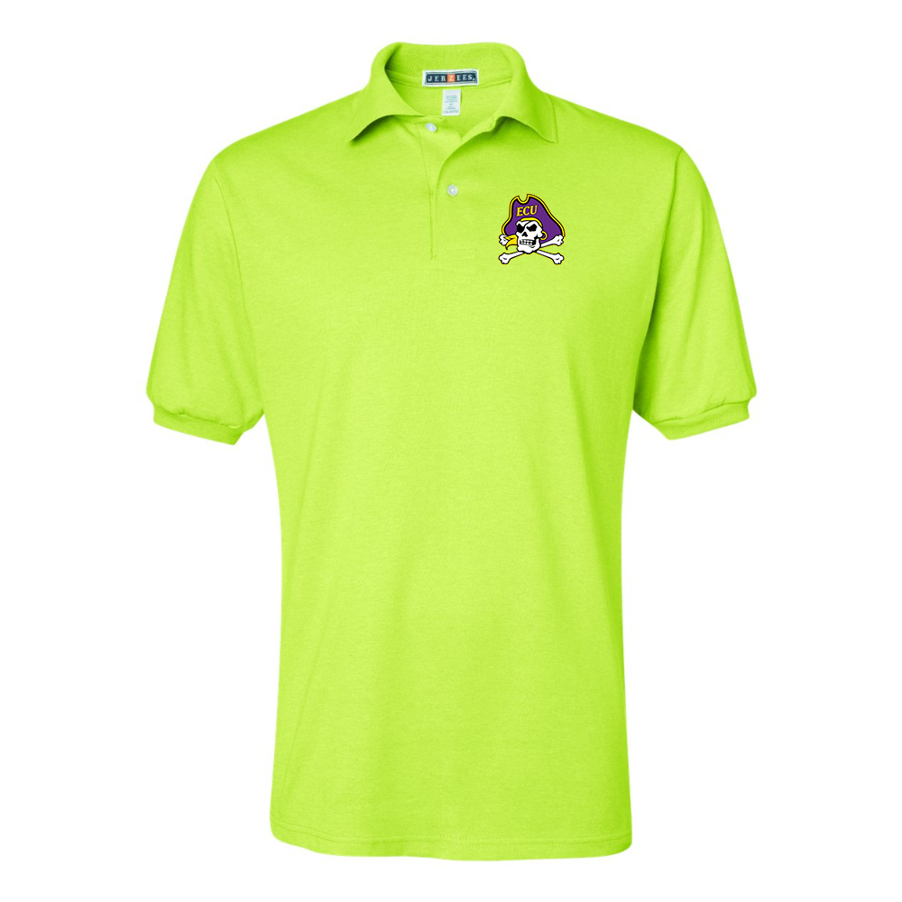 Men's East Carolina Pirates JERZEES SpotShield polo