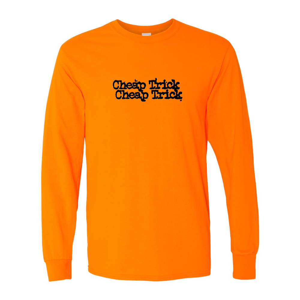 Men's Cheap Trick Gildan Heavy Cotton Long Sleeve T-Shirt
