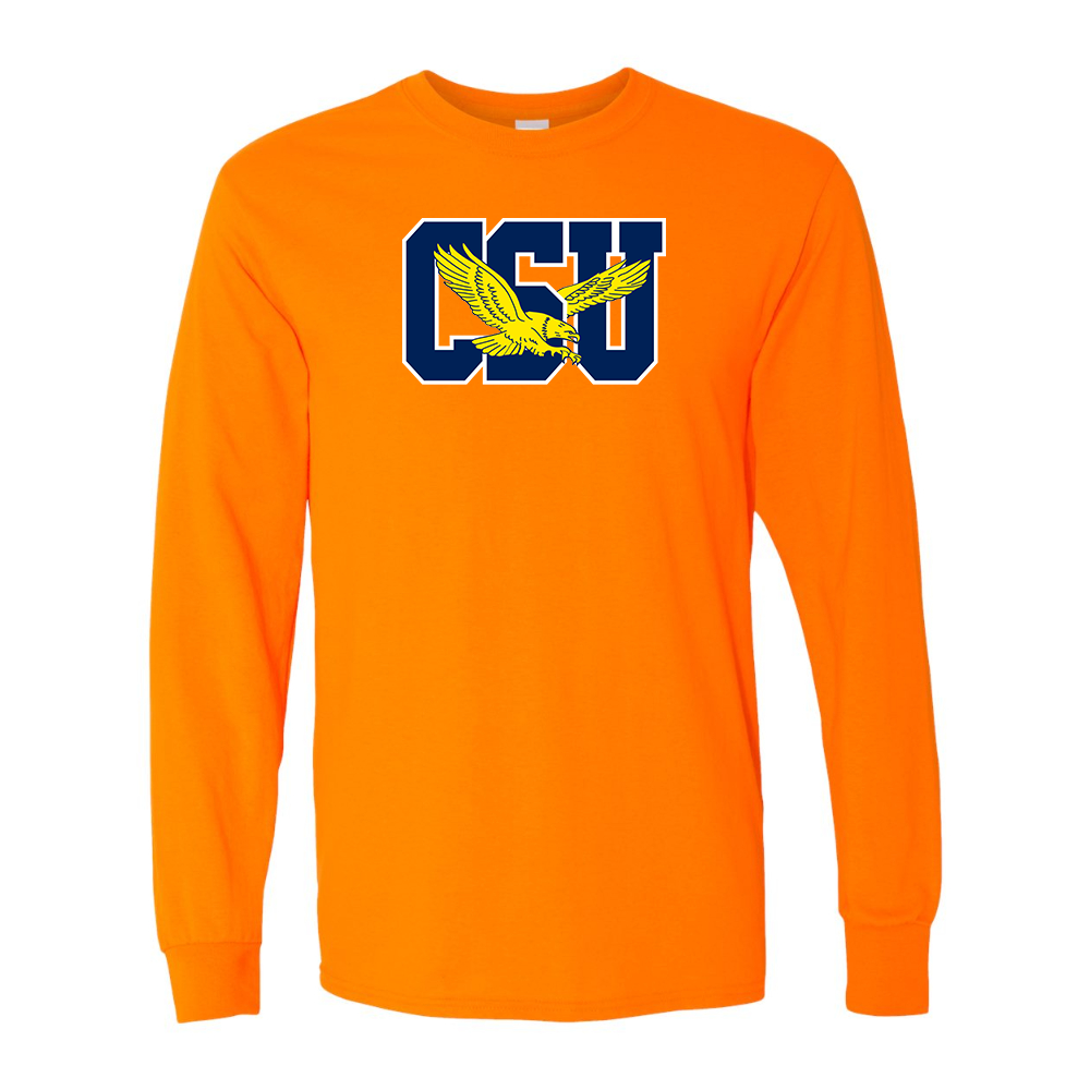 Men's Coppin State Eagles Gildan Heavy Cotton Long Sleeve T-Shirt
